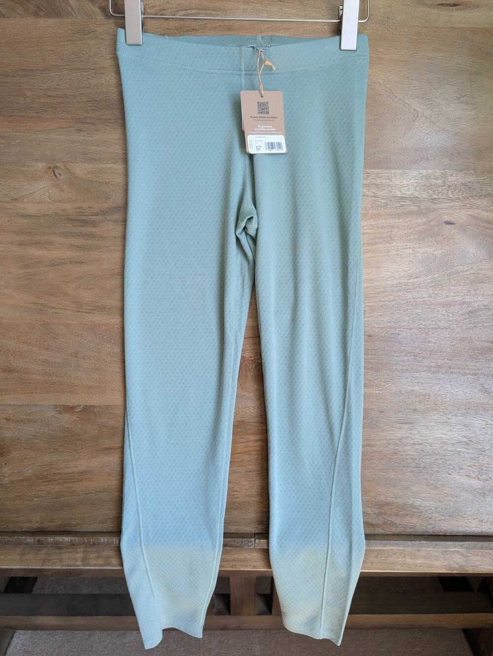 NWT Patagonia Capilene Bottom Leggings Kids L Ellwood Green Midweight 64770 ELGR